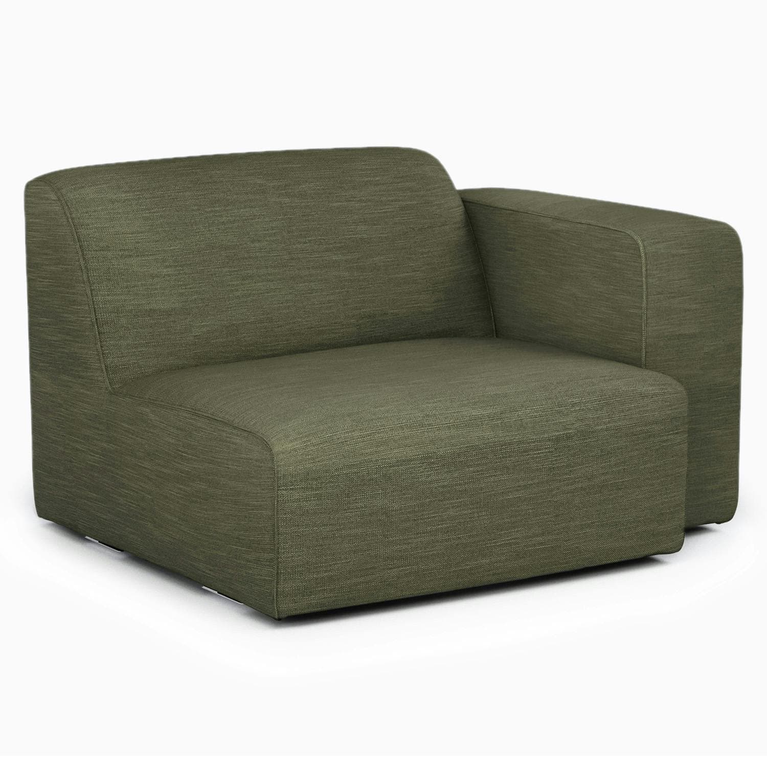 Sanna 46" Right Arm Module - Magnet Green