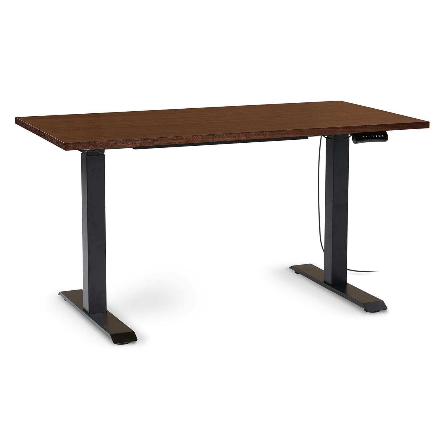 Haptic 55" Height Adjustable Desk - Walnut