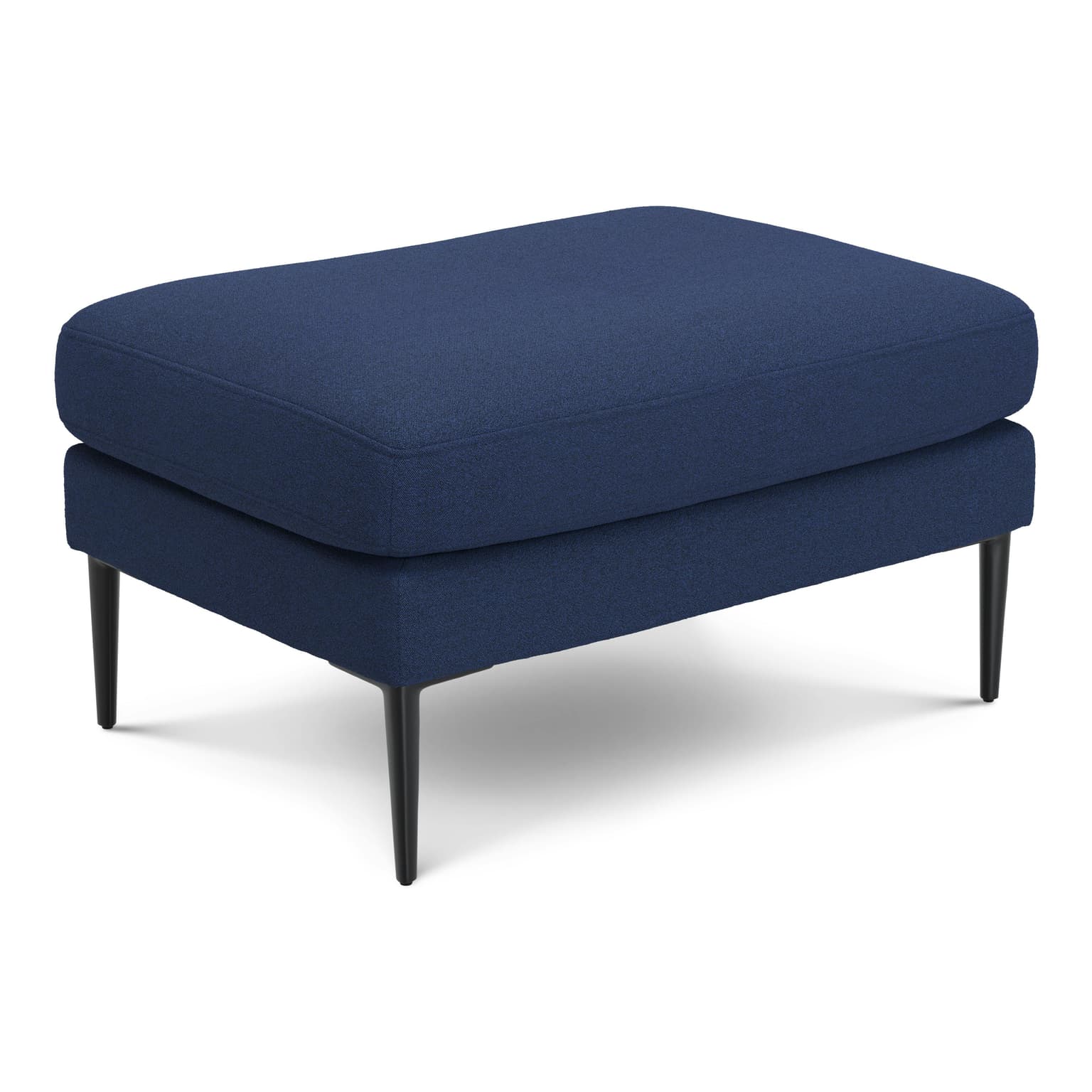 Cillian 33" Ottoman - Ratine Navy