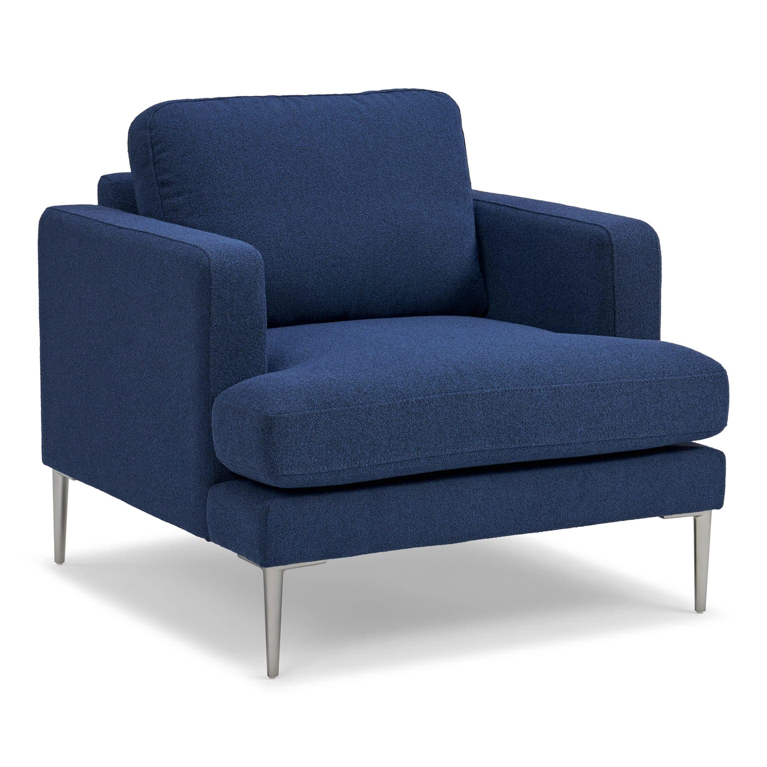 Cillian 36.5" Lounge Chair - Ratine Navy