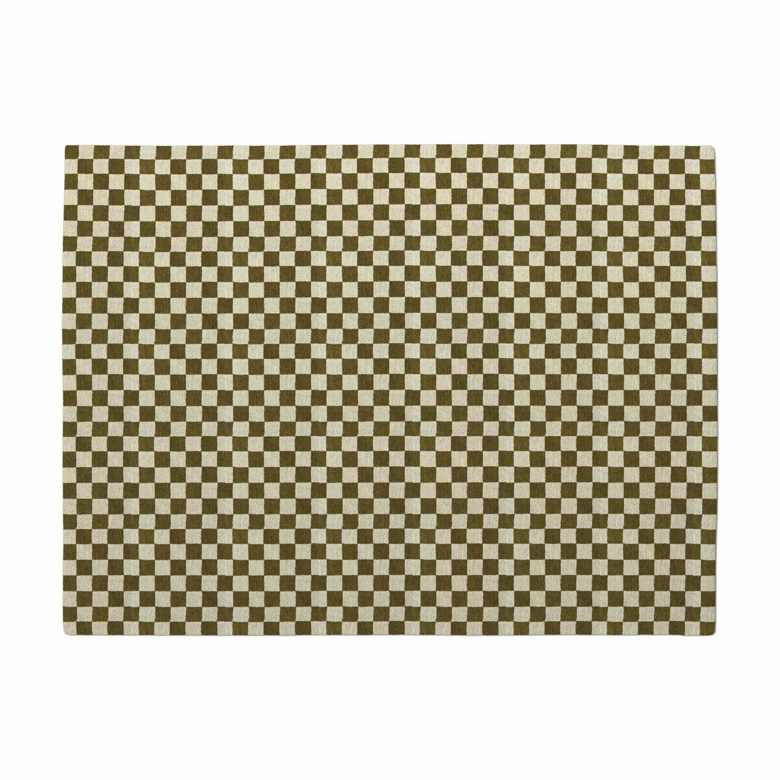 Murray 9 x 12 Wool Rug - Checkered Green