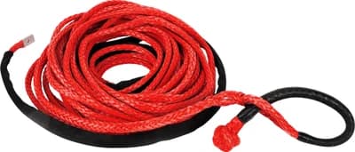 3/8 in. x 80 ft Synthetic Winch Rope with Shackle