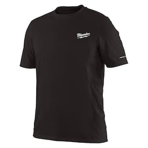 Men's WORKSKIN 2X-Large Black Lightweight Performance Short-Sleeve T-Shirt