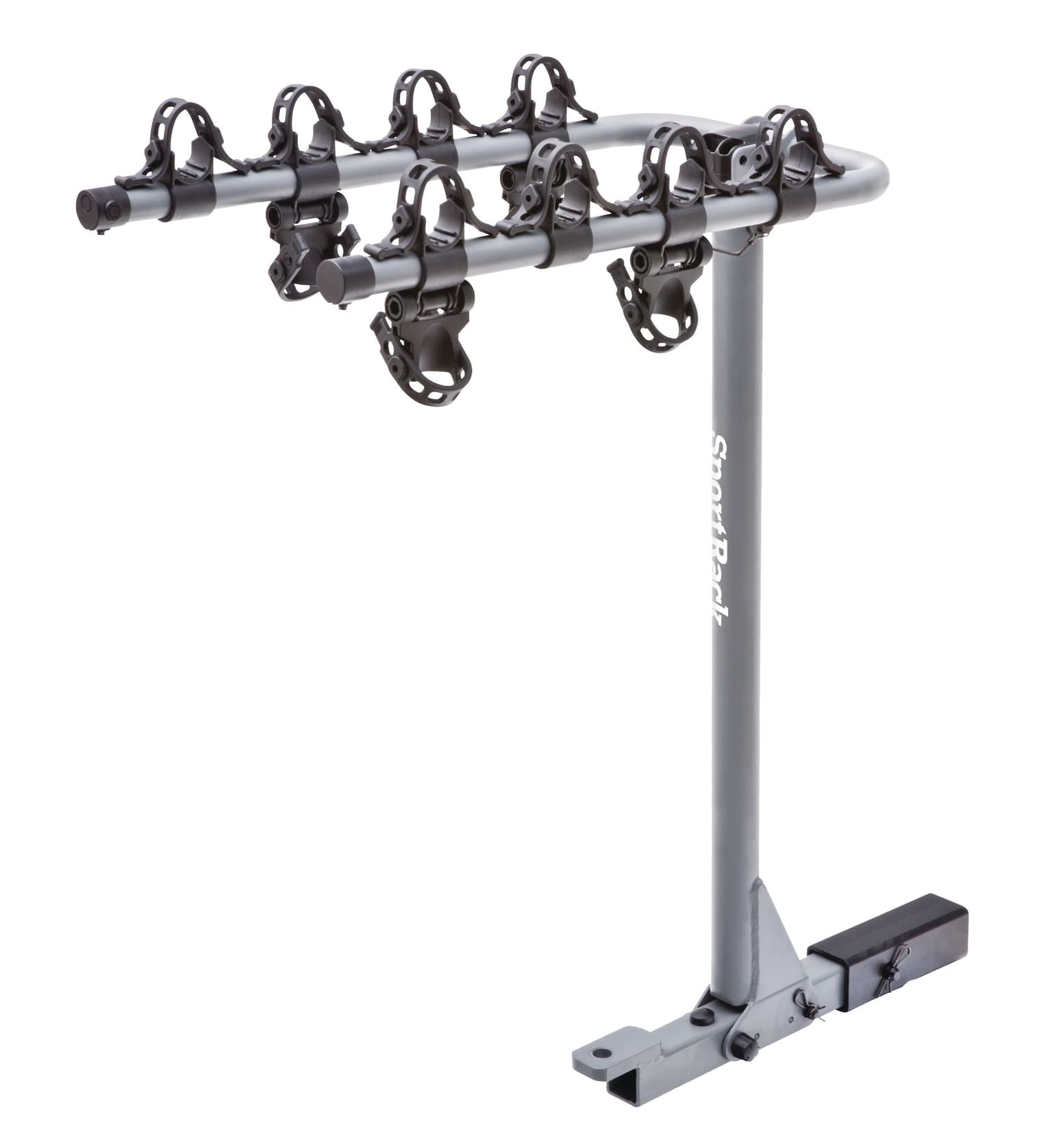 SportRack SR2414 Ridge 4 4-Bike Towing Hitch Mount Bike Rack, Fits 2-in Receiver, Granite Grey
