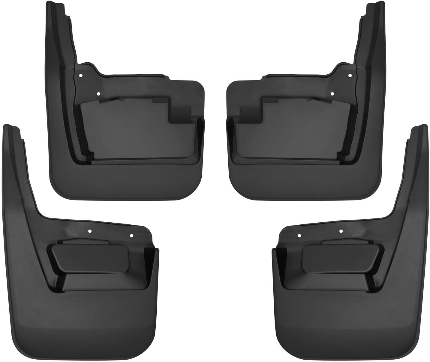 Husky Liners 58276 Custom Fit Front & Rear Mud Guards for 2019-2021 GMC Sierra 1500 Truck, 4-pk