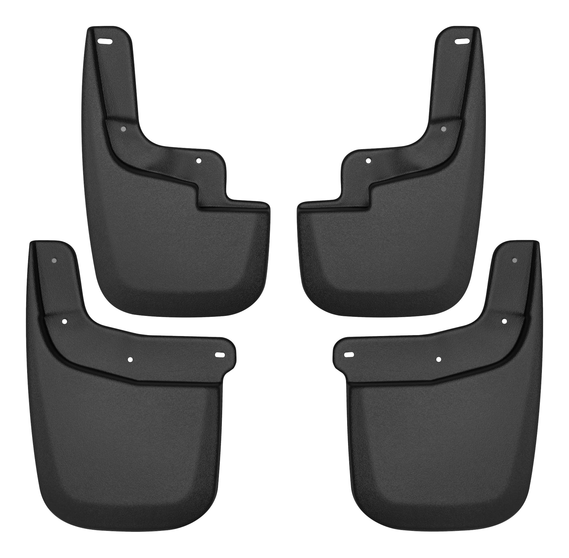 Husky Liners 58263 Custom Fit Front & Rear Mud Guards for 2015-2021 Chevrolet Colorado Truck, 4-pk