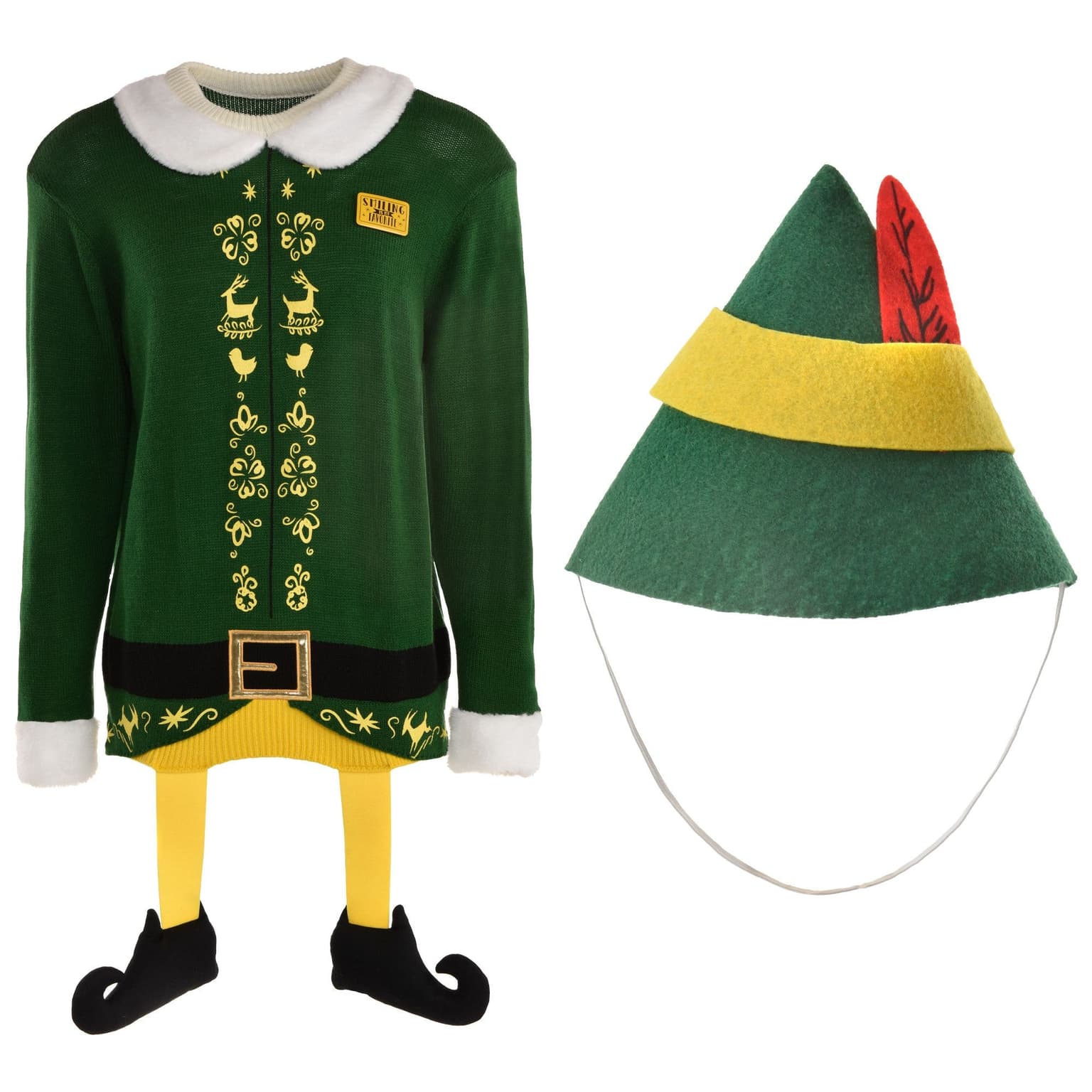 Affreux chandail et chapeau de Noël, film de lutin, adultes