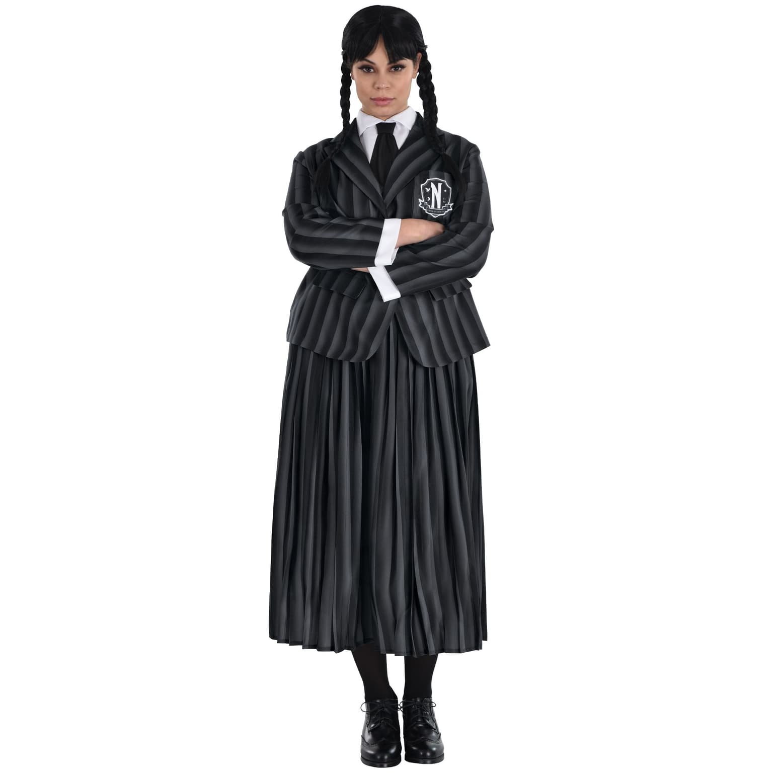 Women's Wednesday School Uniform Halloween Costume