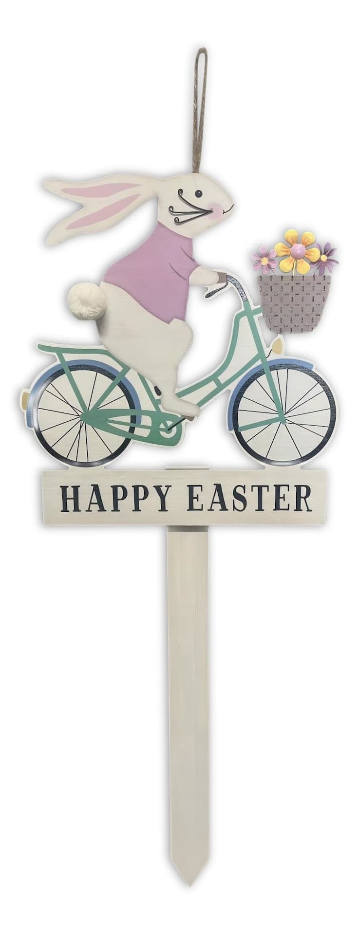 Easter Bunny MDF Stake, 24-in