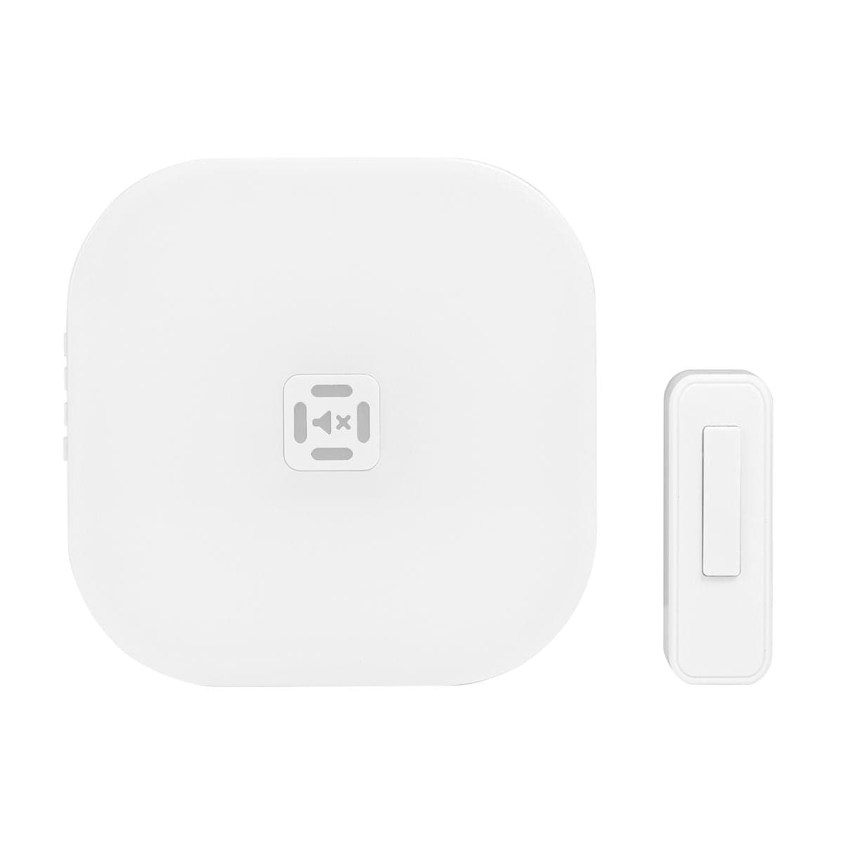 Globe Heath Zenith® Wireless Illuminated Battery Doorbell Kit, White