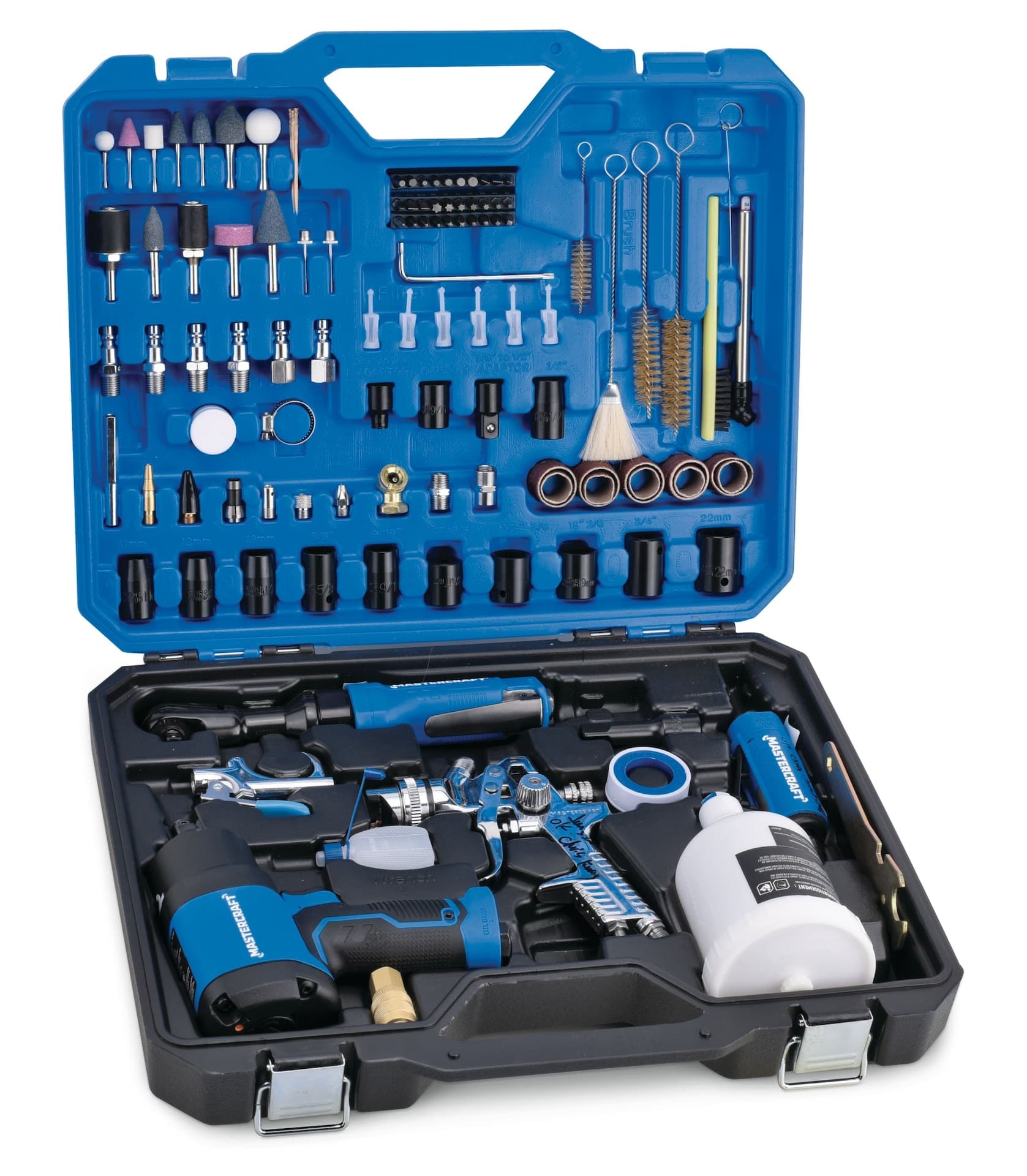Mastercraft Air-Powered Tool Kit, 118-pc