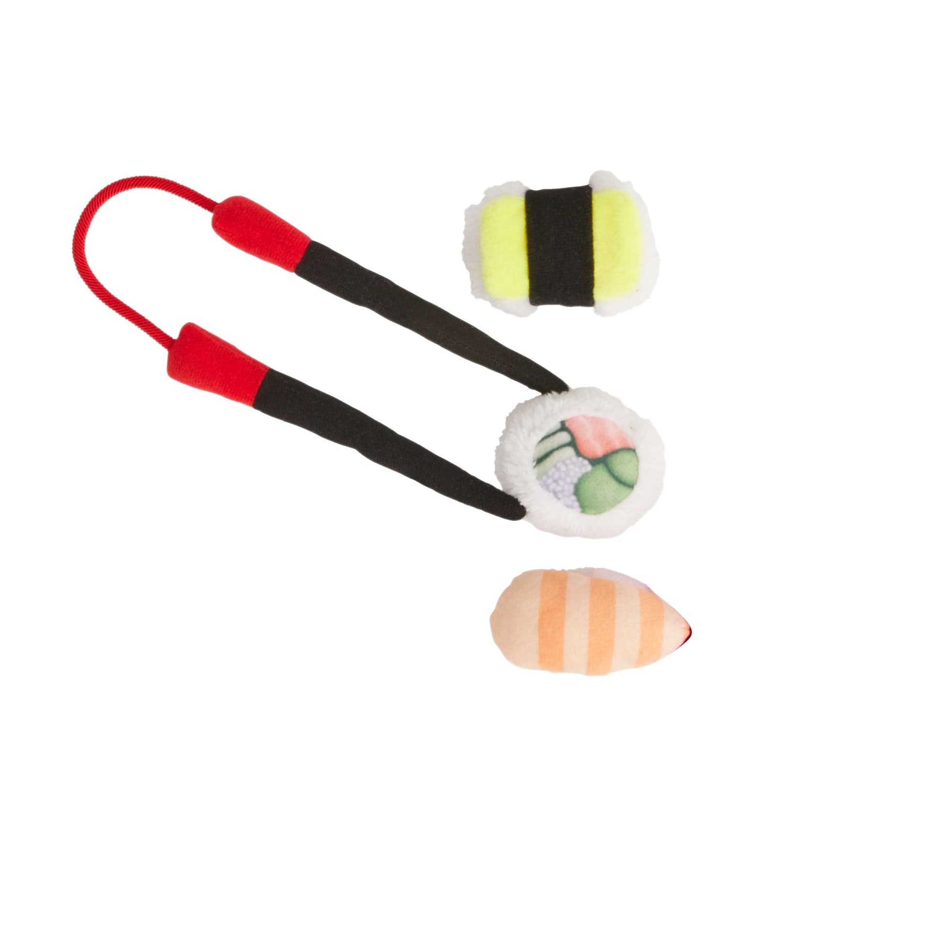 Petco Plush Sushi Bento Box Squeaker Cat Toy with Catnip, 3-pc
