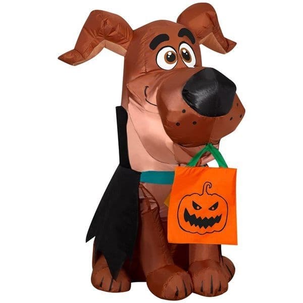 Scooby-Doo Décoration d'Halloween gonflable pour l'extérieur, 3.5-ft
