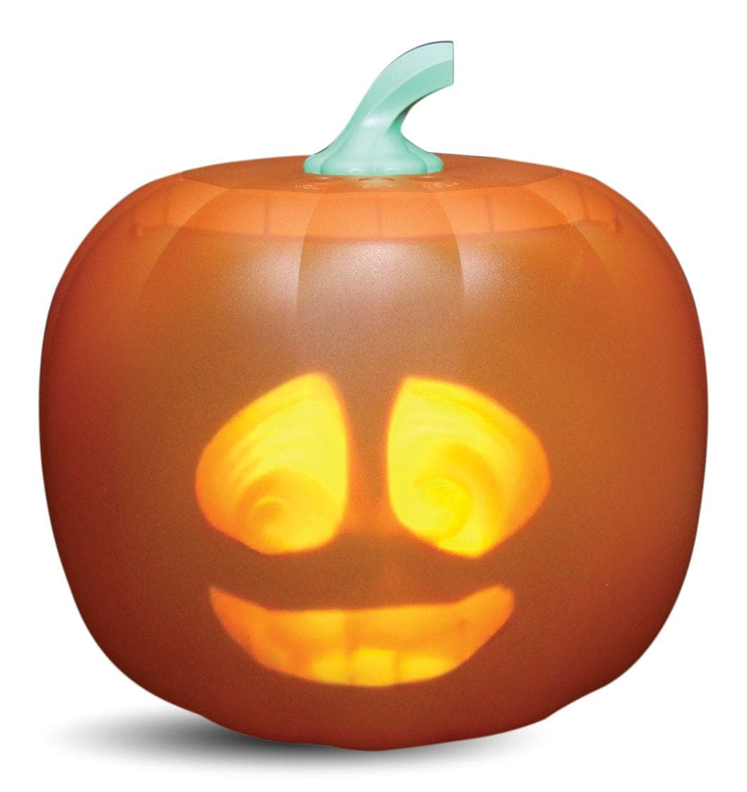ANIMAT3D Jabberin' Jack Talking Animated Pumpkin with Built-In Video Projector & Speaker