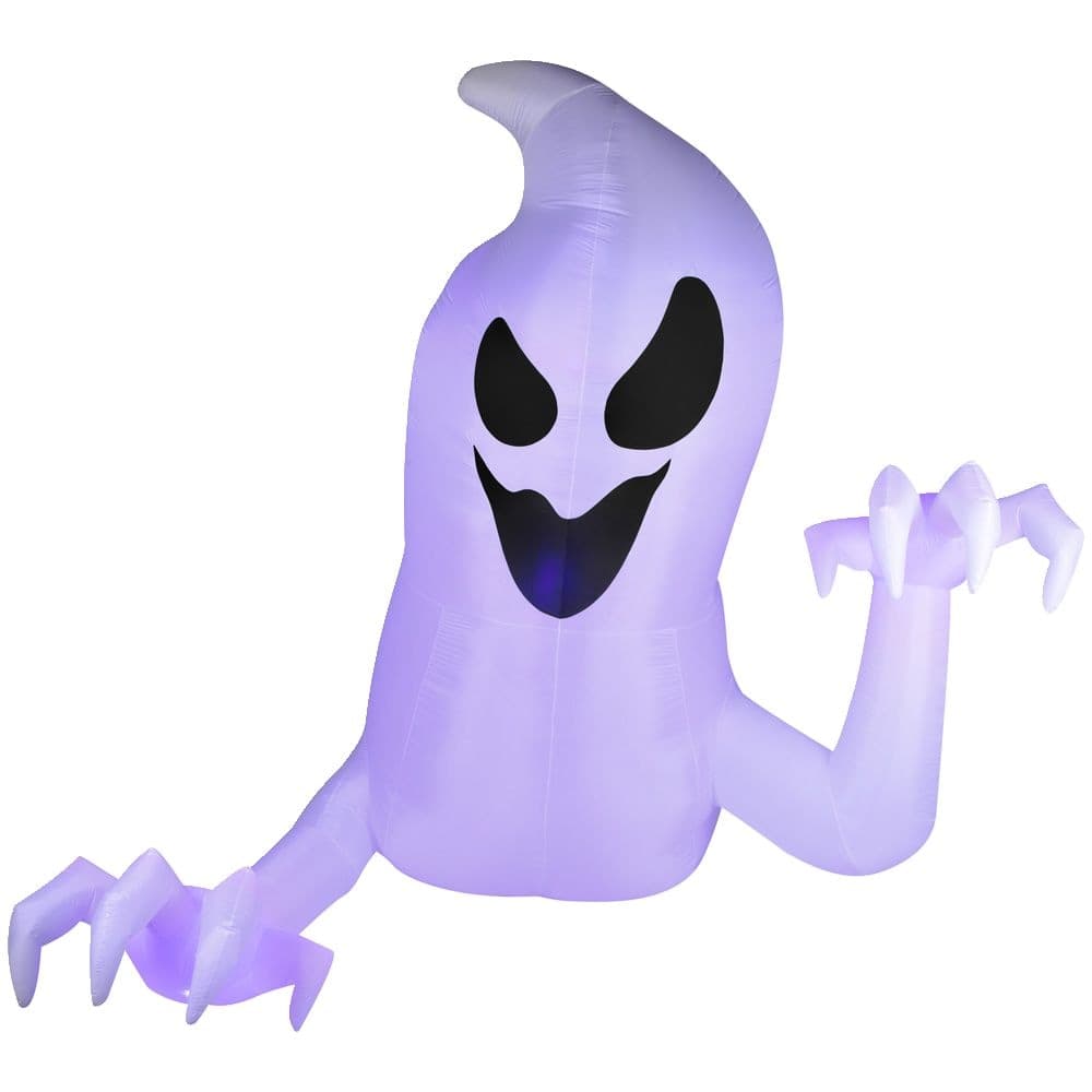 Gemmy Air Blown Ghost Ground Breaker Decoration, 14-ft