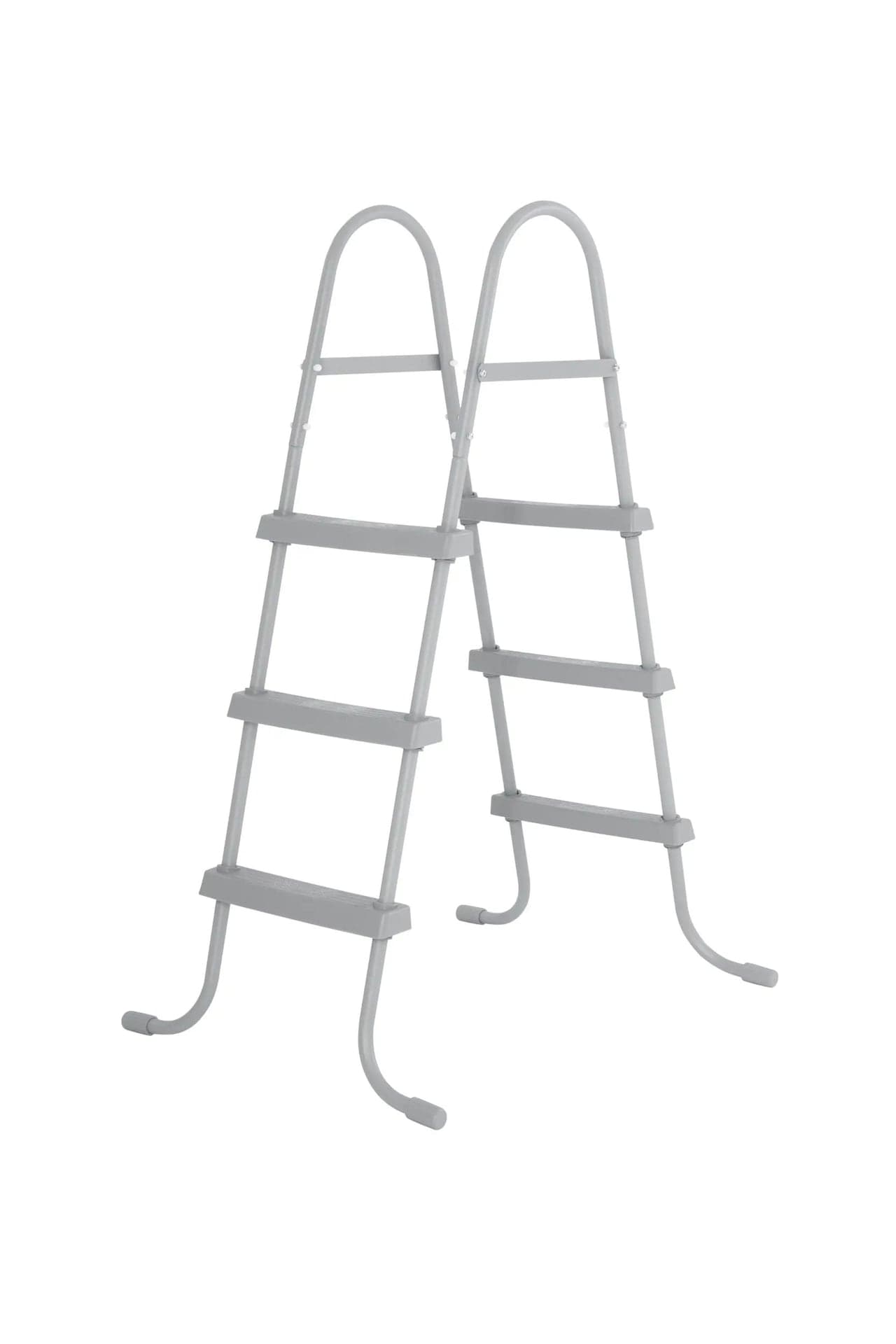 Bestway Flowclear Steel A-Frame Pool Ladder with Hand Rail, 42-in