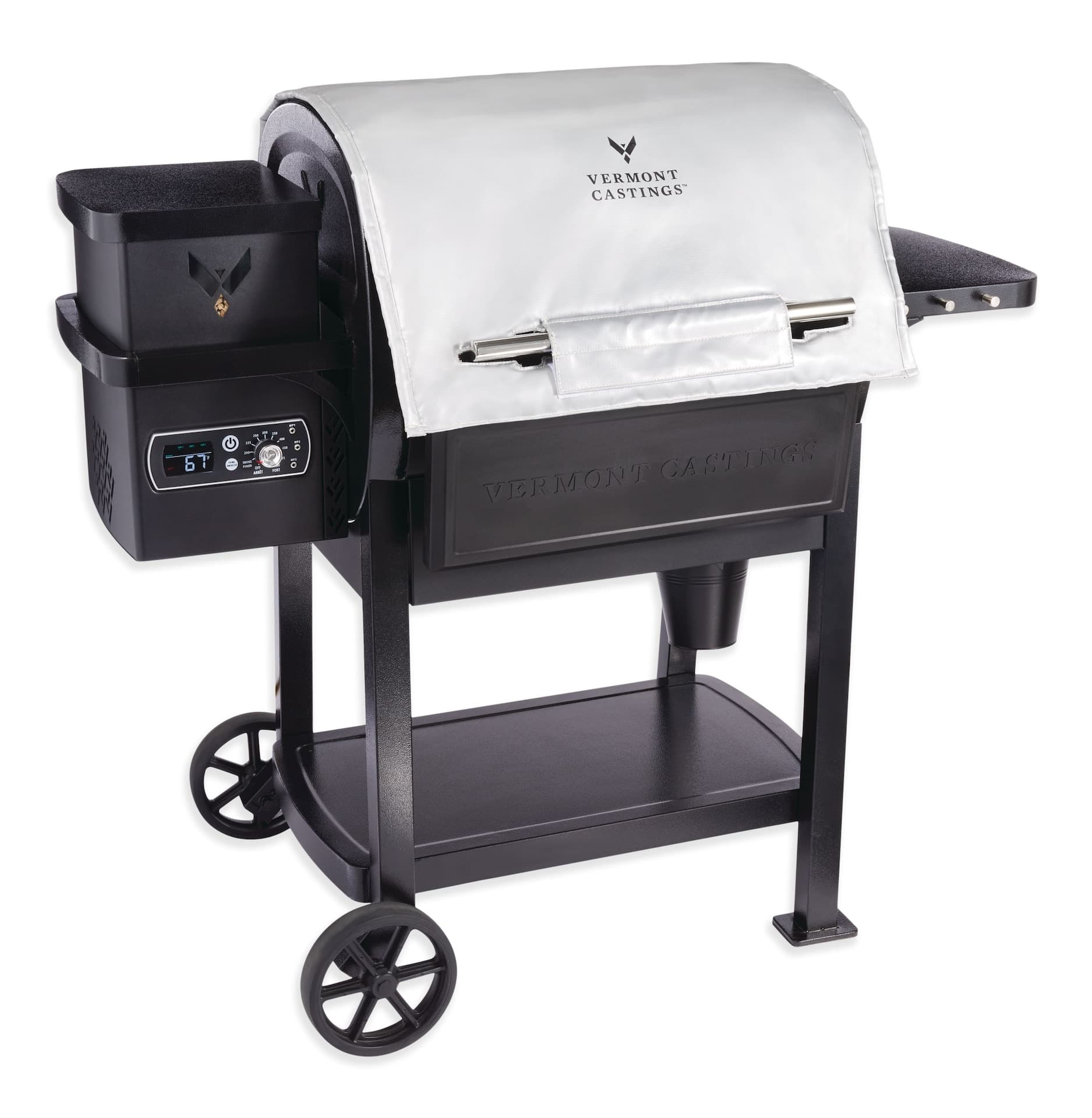 Vermont Castings Thermal Insulated BBQ Pellet Grill Blanket Cover UV-Resistant, Large