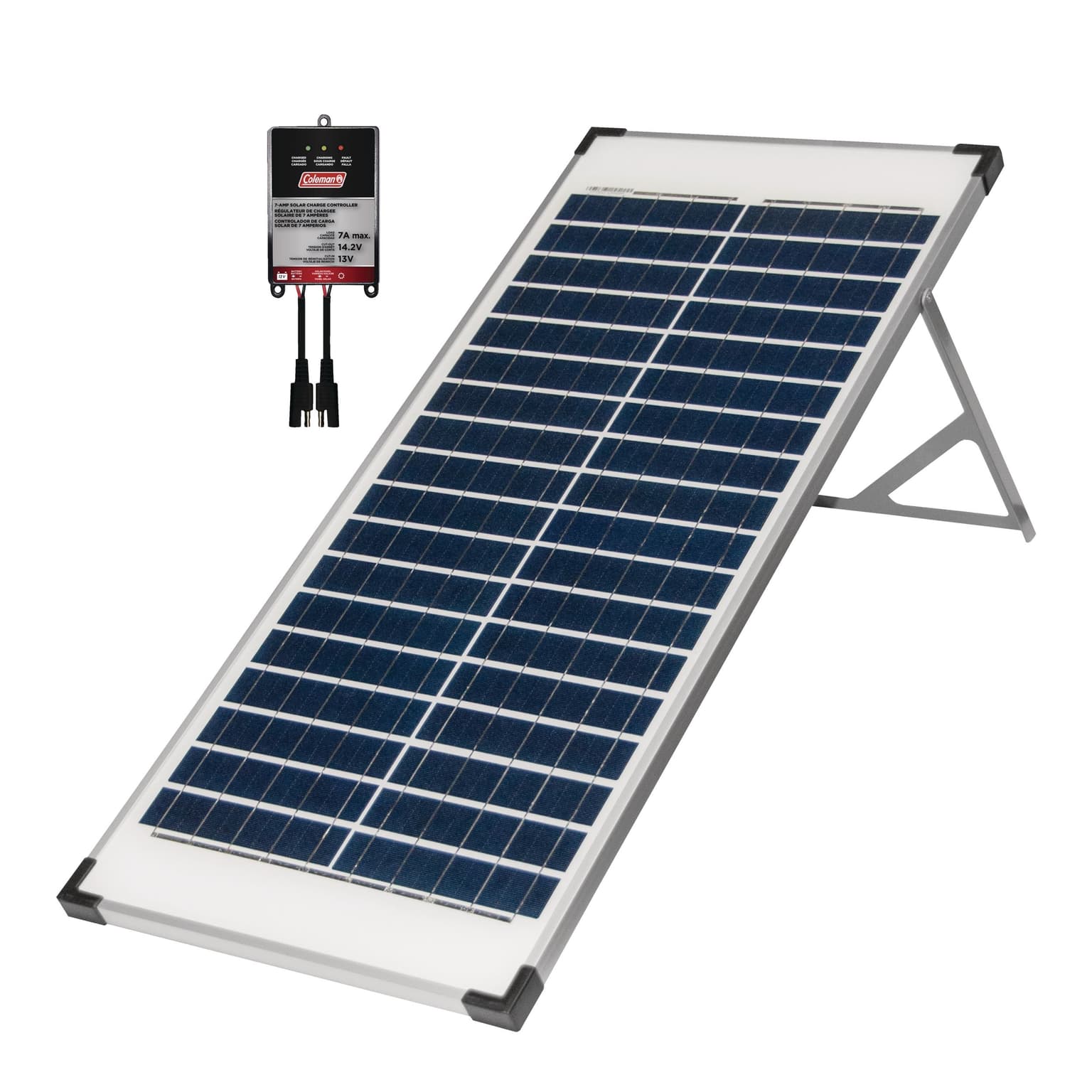 Panneau solaire pliable portable avec support de 40 Watt, 12V Coleman incluant un contrôleur de charge 7A