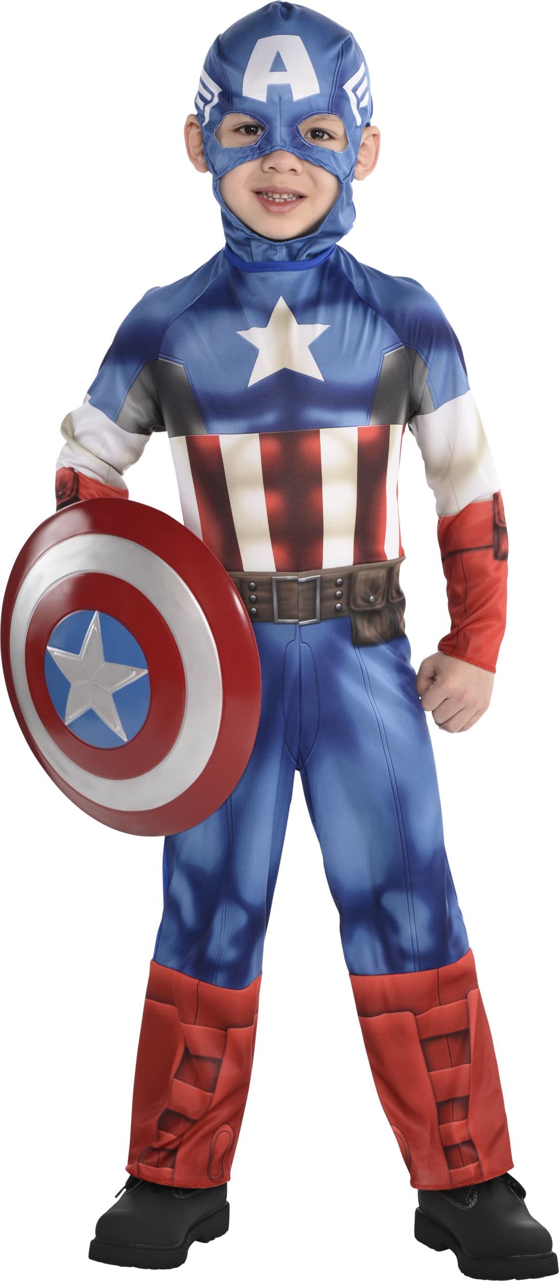 Kids' Marvel Captain America Halloween Costume, More Options Available