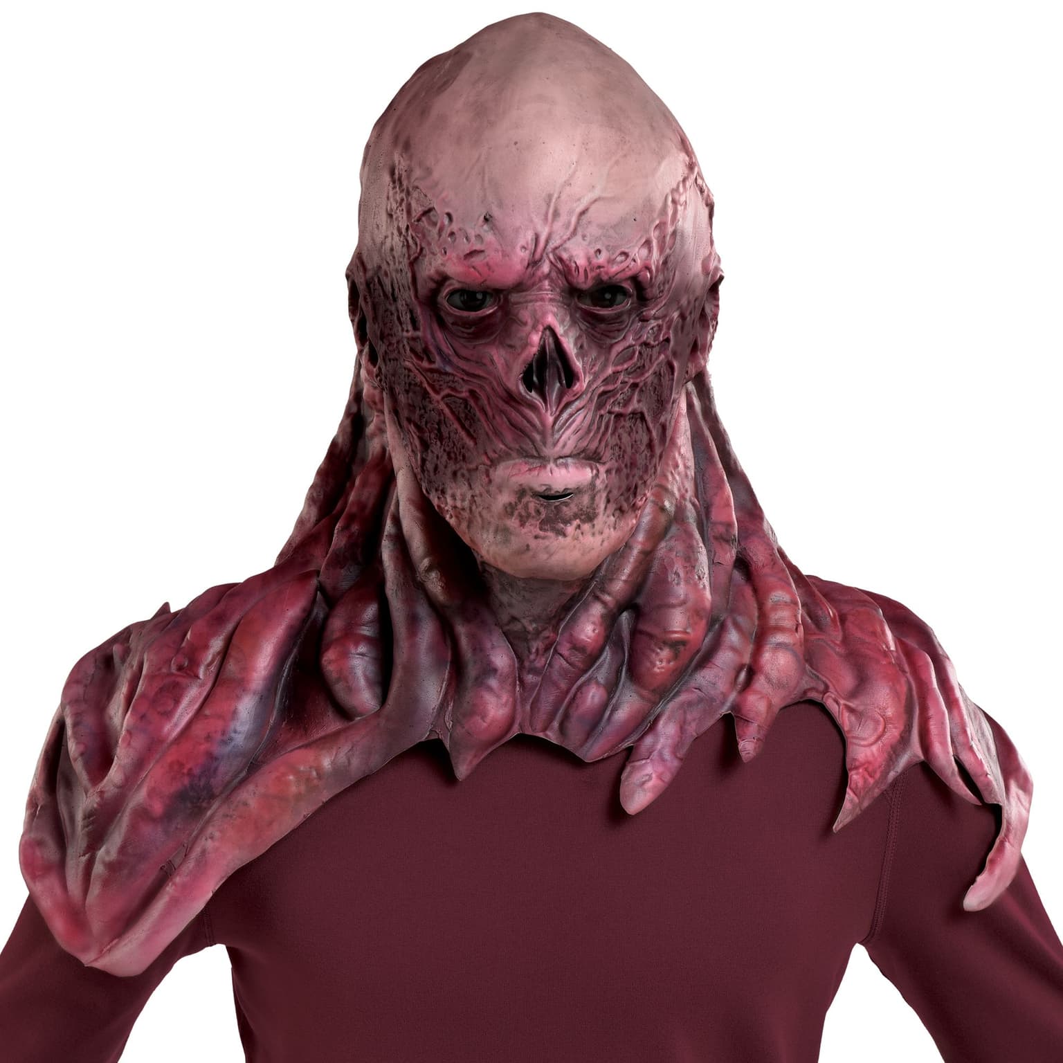 Stranger Things Vecna Latex Realistic Rotting Mask, Red, One Size, Wearable Costume Accessory for Halloween