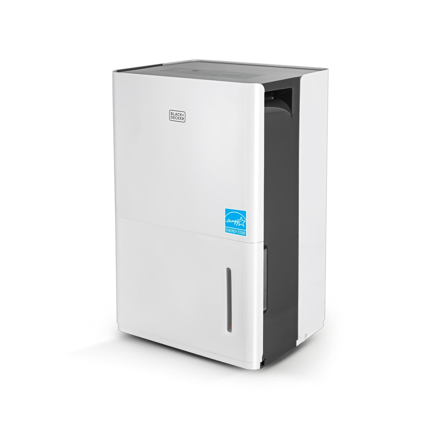 BLACK+DECKER 4500 Sq. Ft. Dehumidifier with Built-In Drain Pump for Continuous Drainage,Energy Star, Digital,White