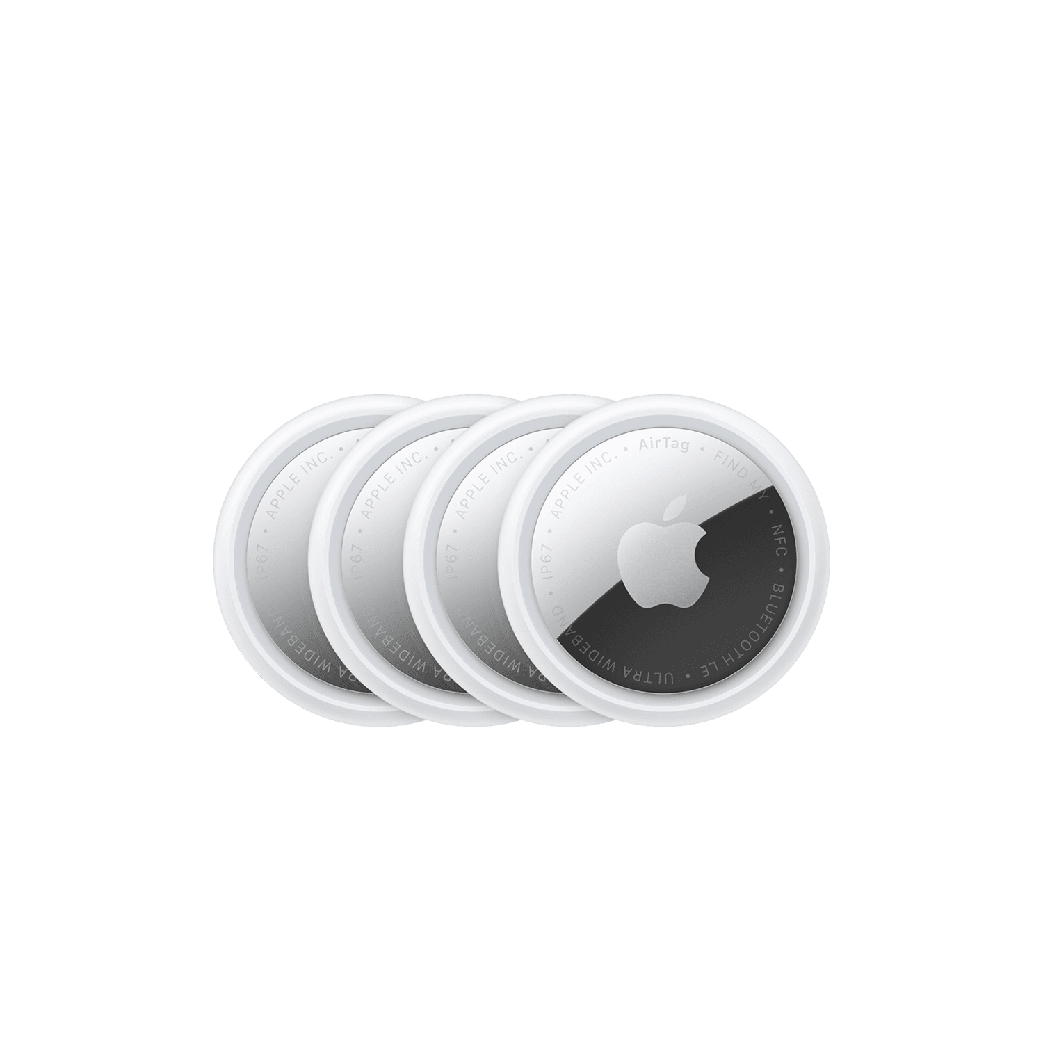 Open Box - Apple AirTag (2nd generation) Bluetooth Item Tracker - 4 Pack - White